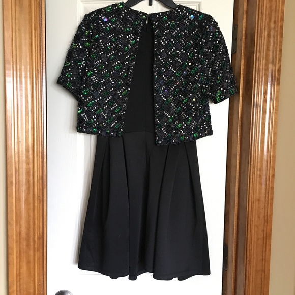 ASOS Candy Embellished T-Shirt Scuba Skater Dress - Picture 5 of 7